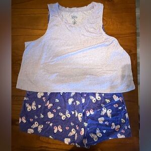 Croft & Barrow Purple Butterfly Pajama Set